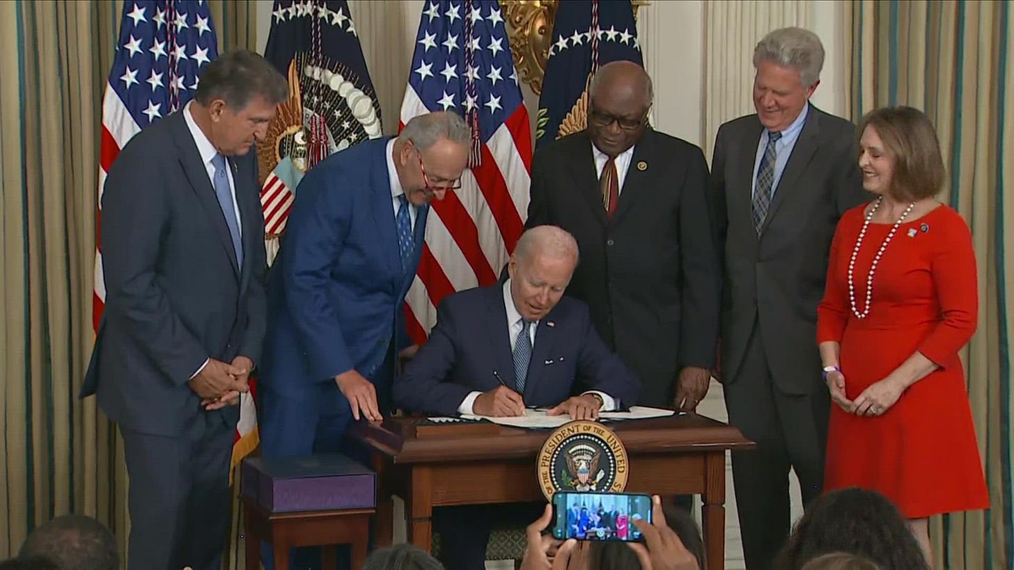 Biden signs Inflation Reduction Act | 9news.com