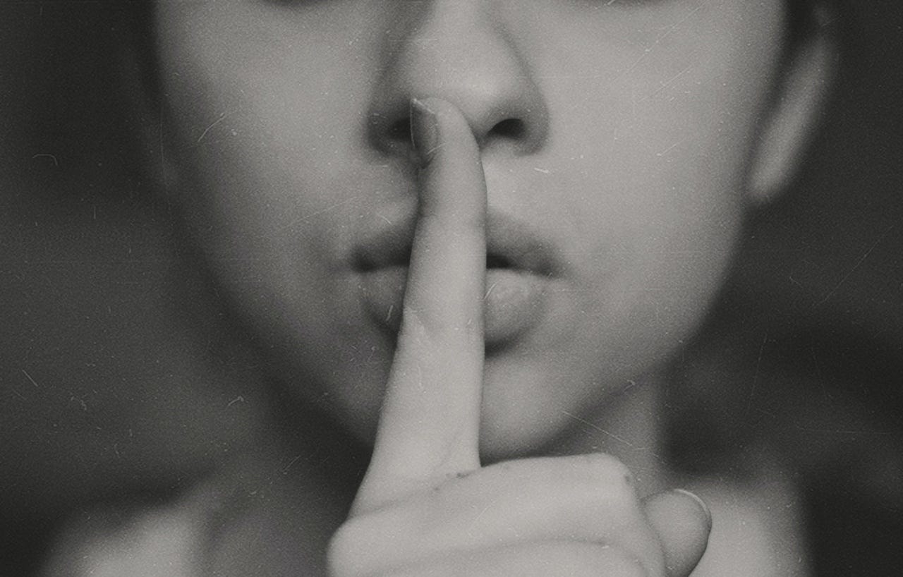 Photo of a woman with her finger over her mouth by Kristina Flour on Unsplash Photo of a woman with her finger over her mouth by Kristina Flour on Unsplash