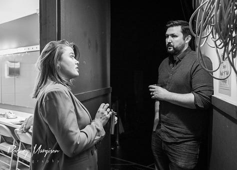 Backstage before their Memphis send-off and album release concert at the Brown County Playhouse. Photos ©2023 Rodney Margison