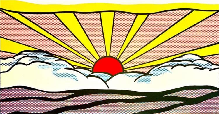 Sunrise, 1965 - Roy Lichtenstein - WikiArt.org