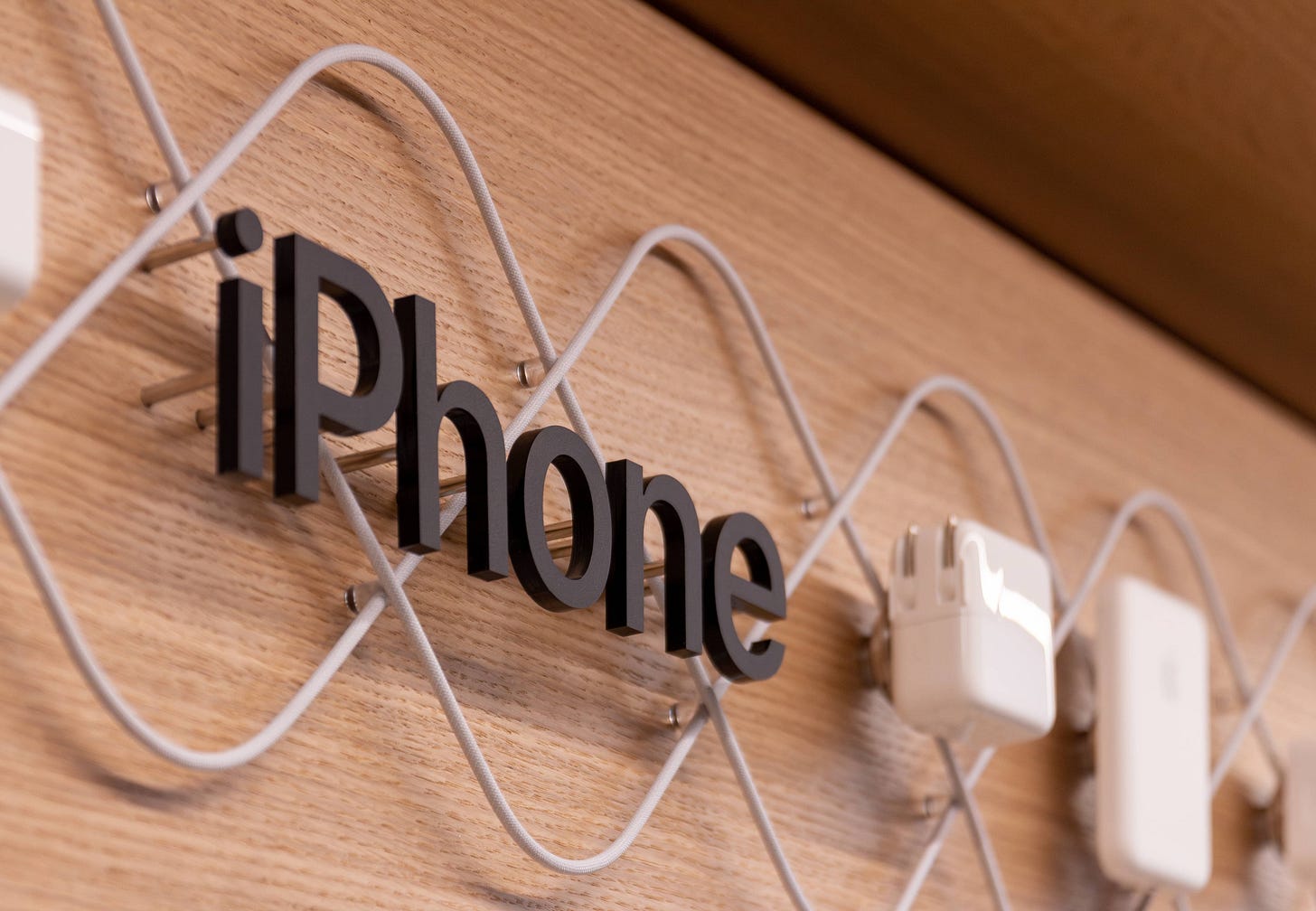 iPhone accessories header at Apple Tysons Corner.