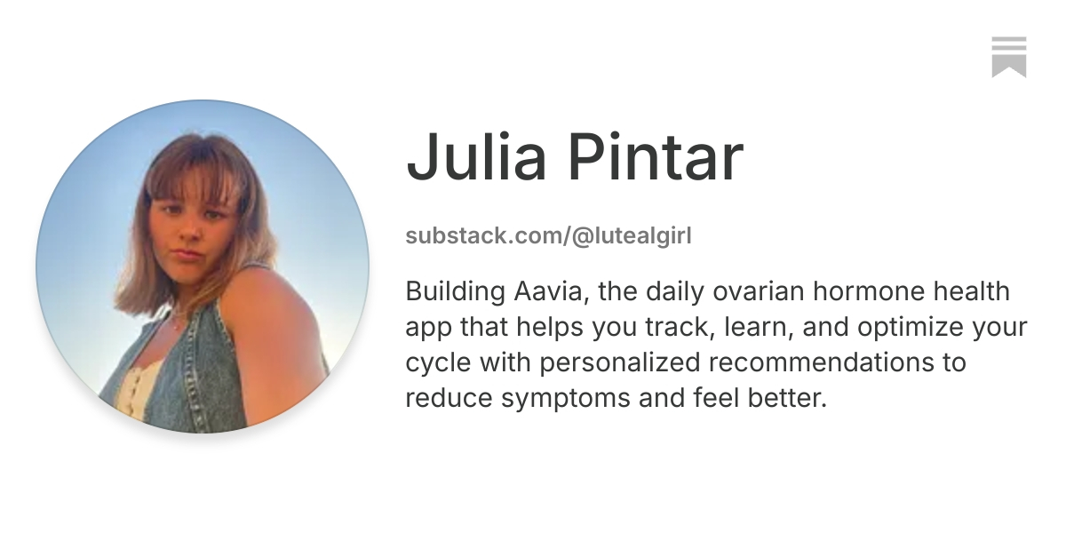 Julia Pintar | Substack