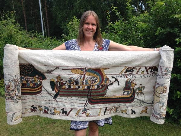 Mia with Tapestry Mia with Tapestry