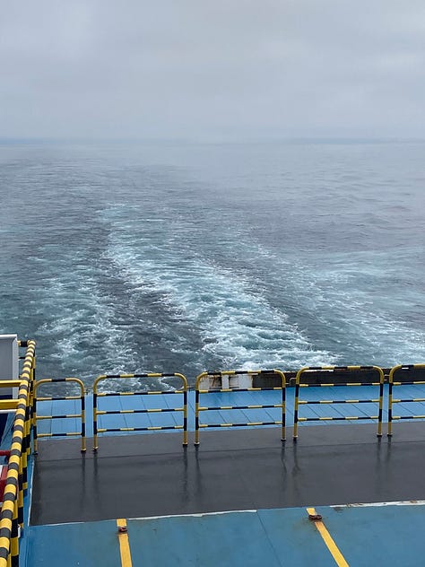 Photos of ferry journey to Plymouth