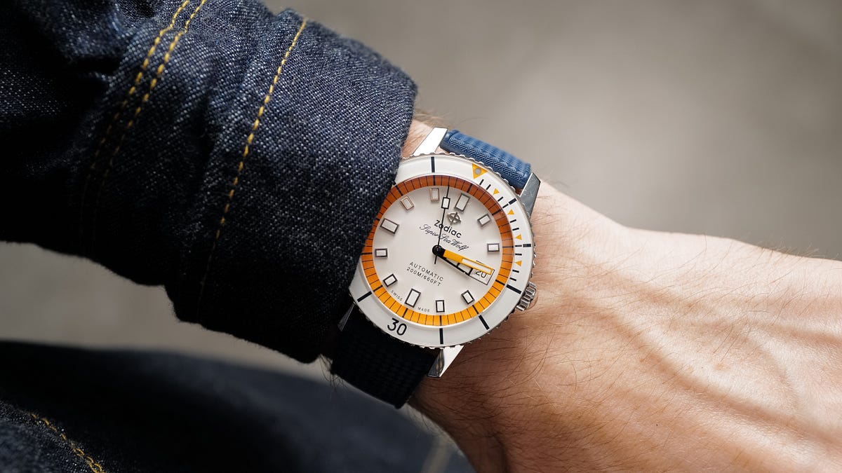 Our take on the Zodiac Super Sea Wolf Compression Diver in white