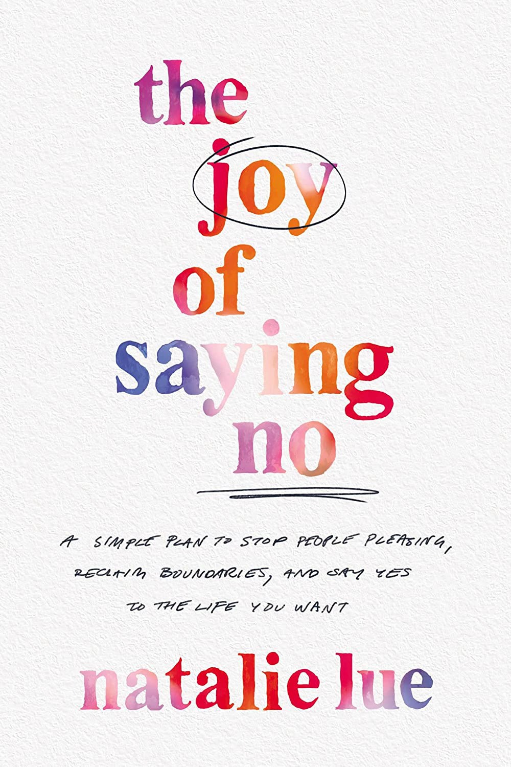 The Joy of Saying No by Natalie Lue
