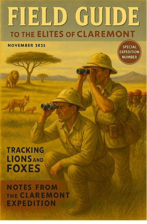 A poster with men looking through binoculars

AI-generated content may be incorrect.