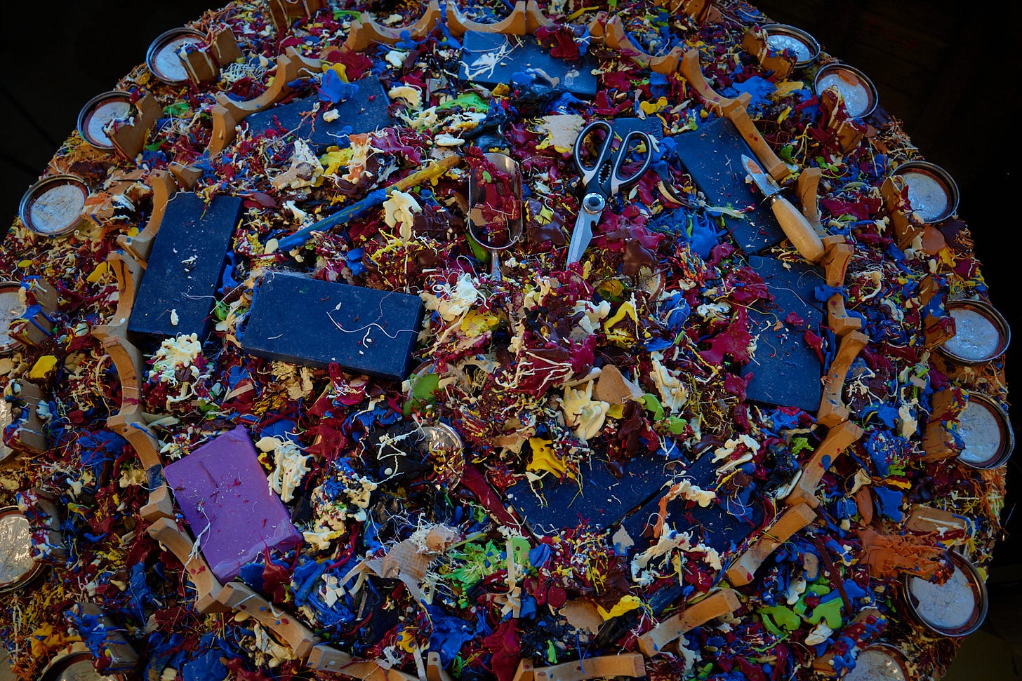 The wax station at Forthave Distillery