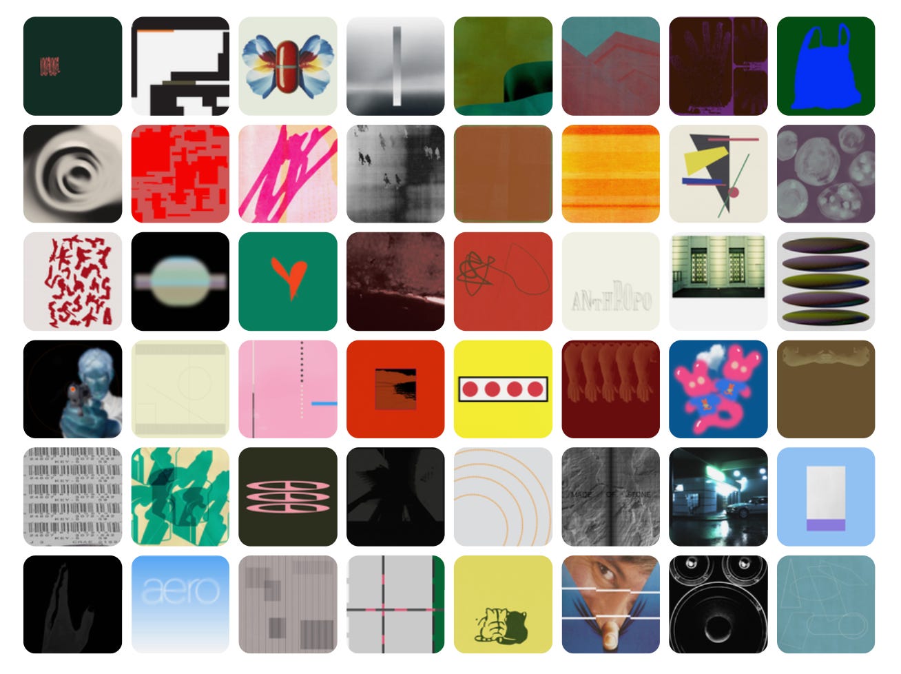 アート・デザイン・音楽 WHIZ-LIMITED 2000-2010 RETROSPECTIVE Meet the 2000+ Album Art Stock Library - by Rachel Cabitt