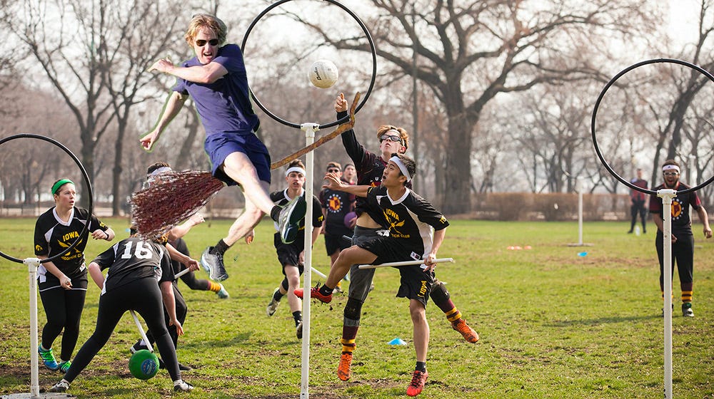 Owen Wilson Playing Quittitch