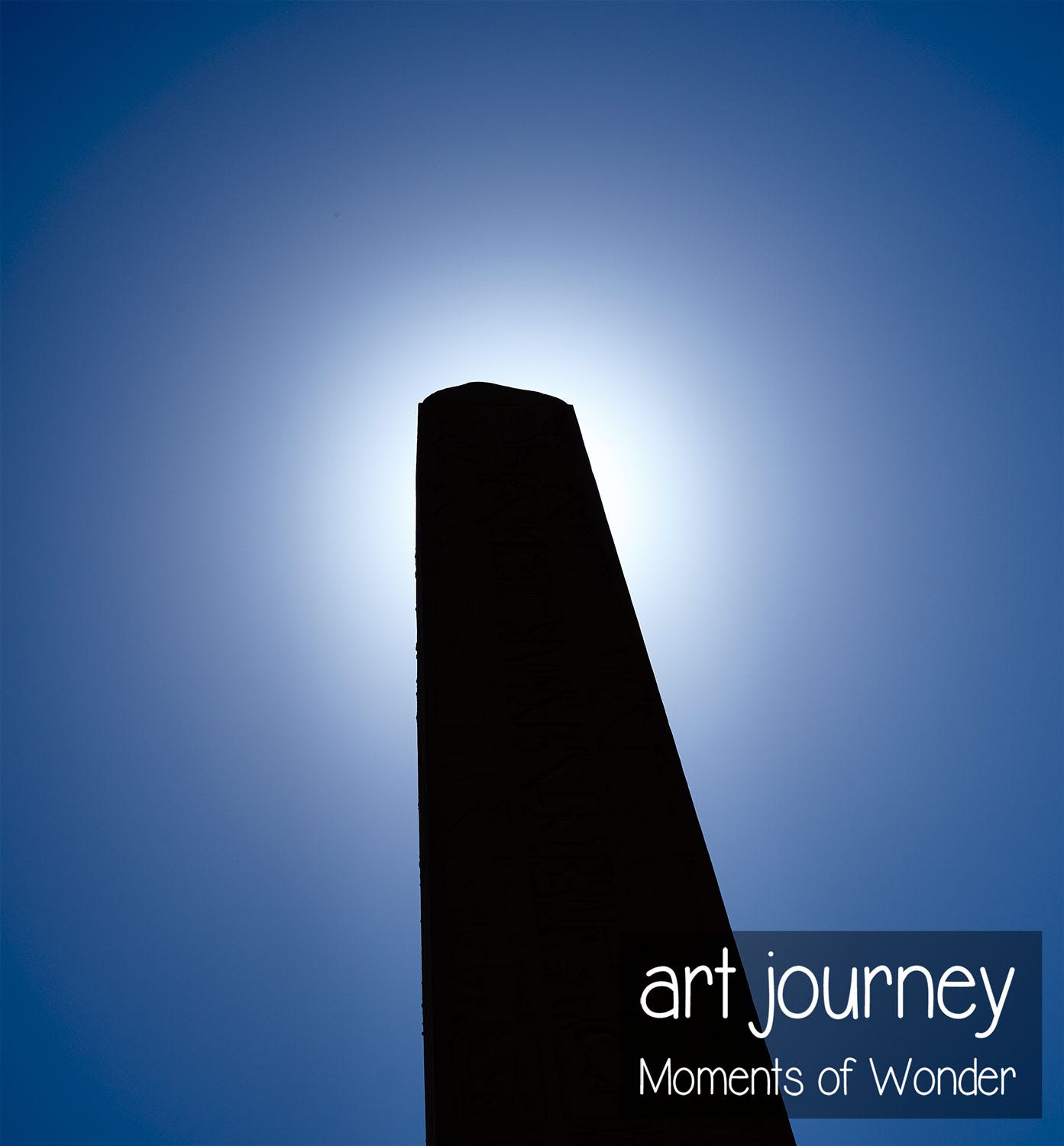 Luxor obelisk sunshine effect