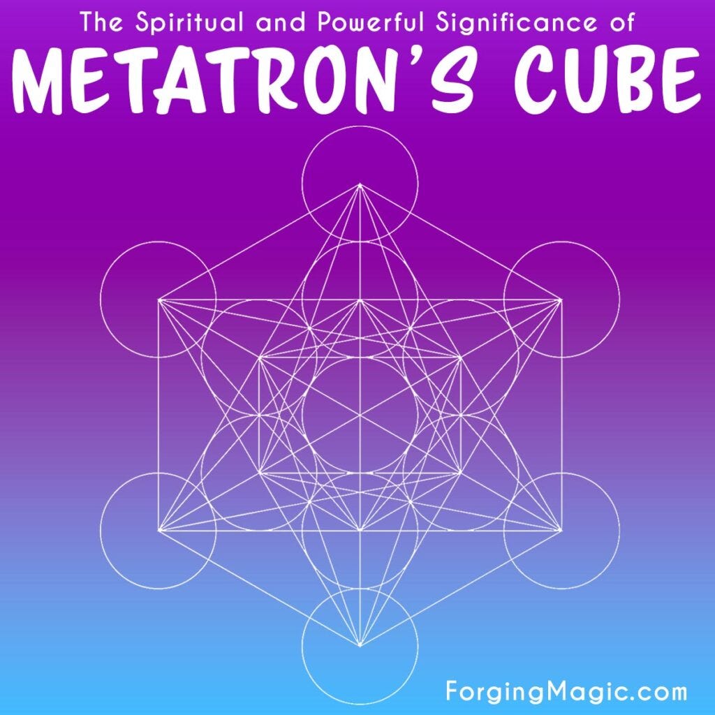 Metatron's Cube Powerful Sacred Geometry Symbol
Metatron's Cube Powerful Sacred Geometry Symbol