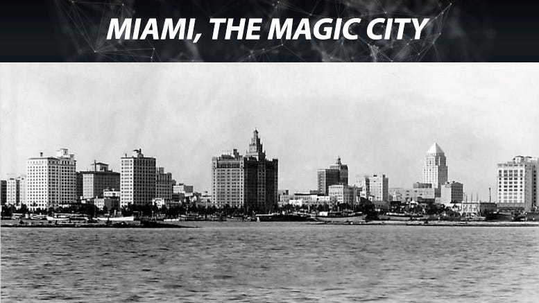 Miami Skyline in 1930