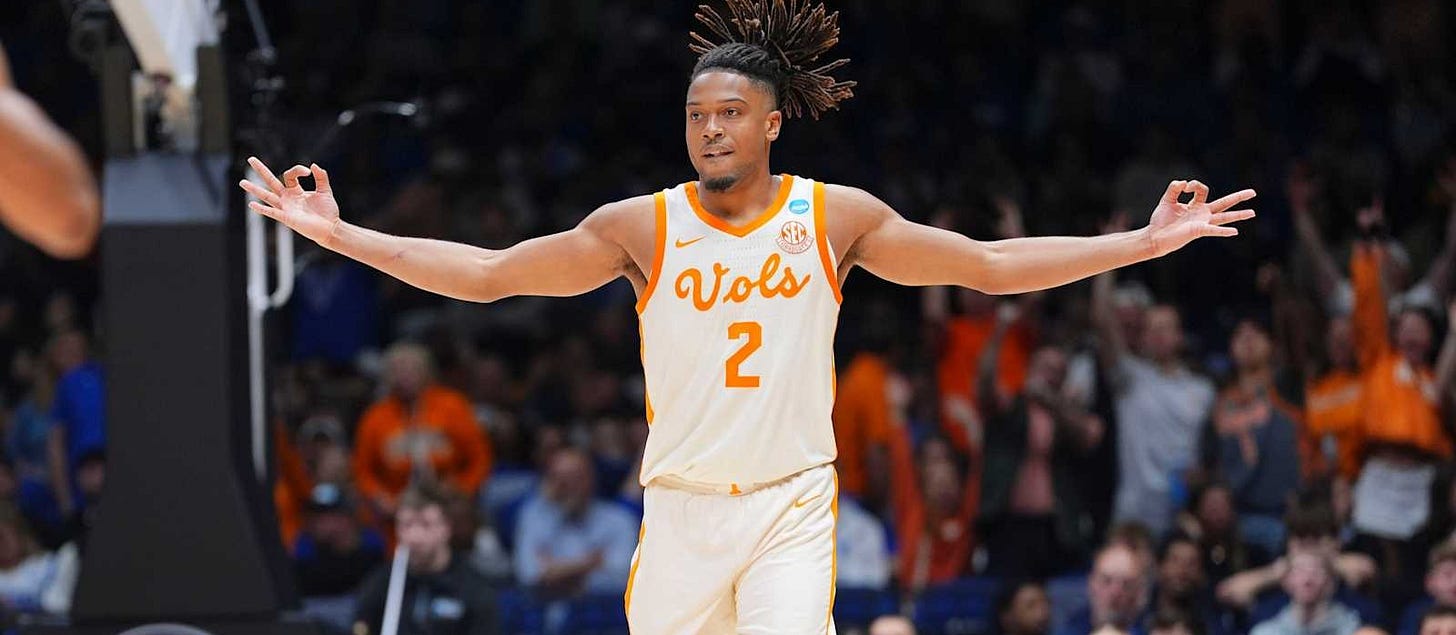 Tennessee basketball guard Chaz Lanier available for Round 2 of NBA Draft -  VolReport: Tennessee Volunteers Football & Basketball Recruiting