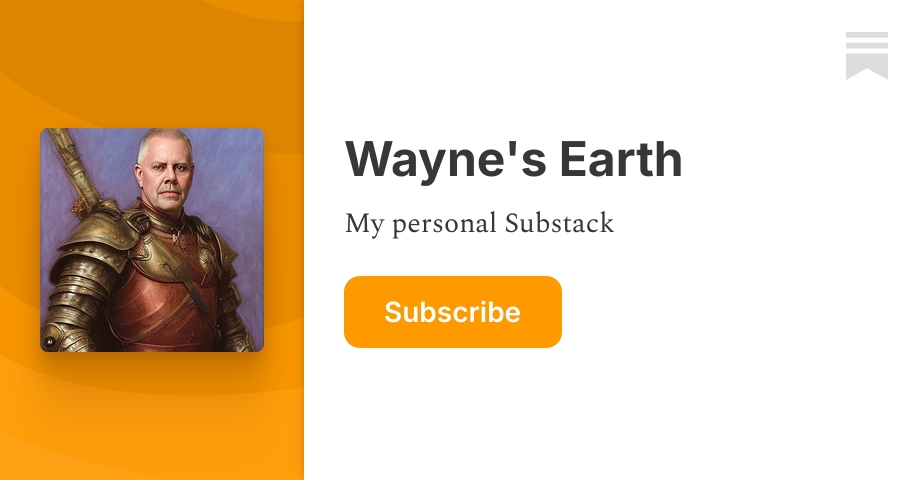 Wayne Stack Wayne's Earth | L Wayne Mathison | Substack