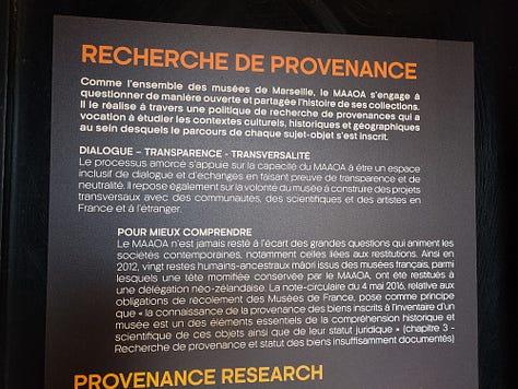 Vue du parcours permanent du Musée des Arts africains, océaniens et amérindiens (septembre 2025)