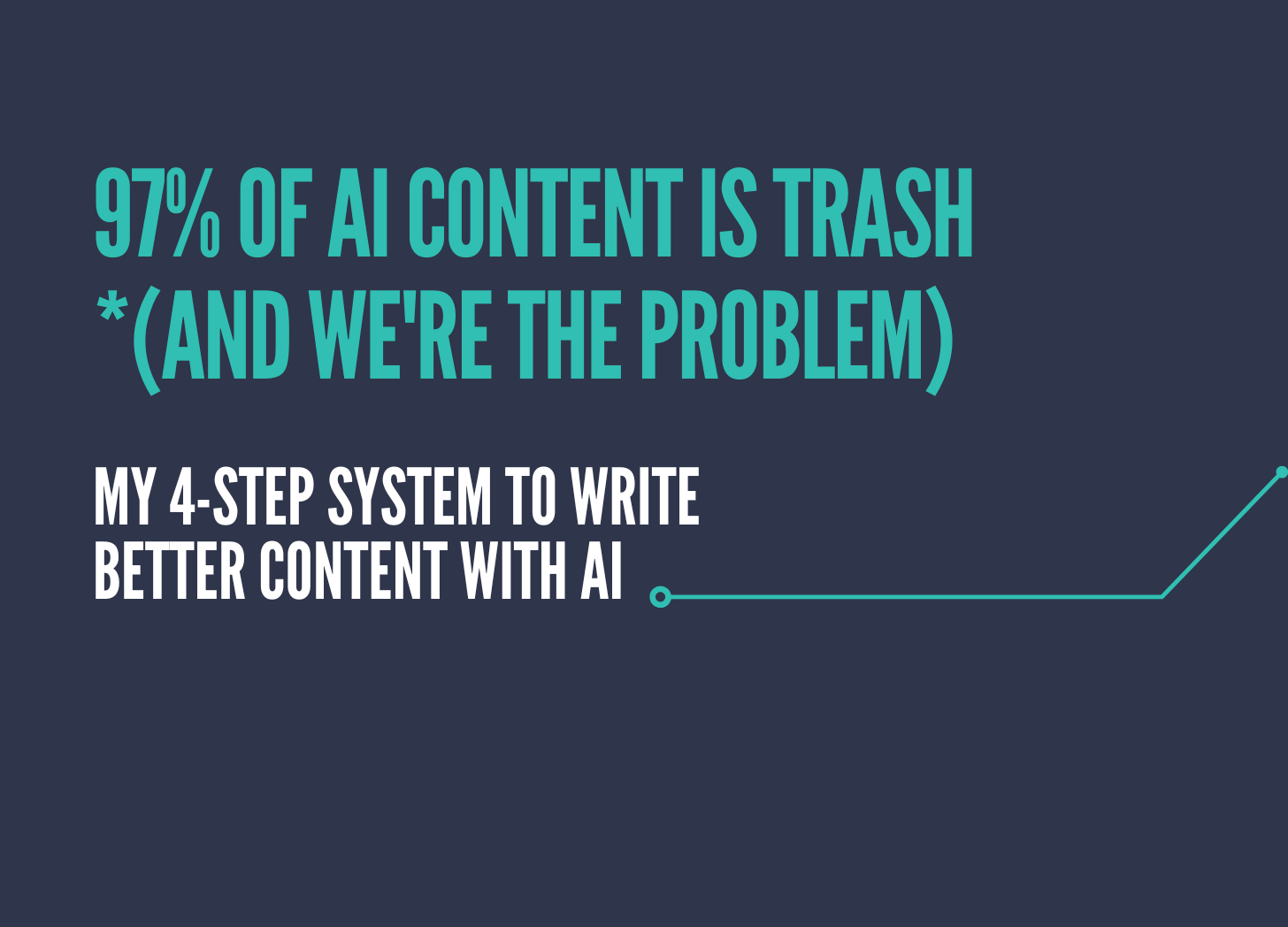97% of AI content is trash (and we're the problem)