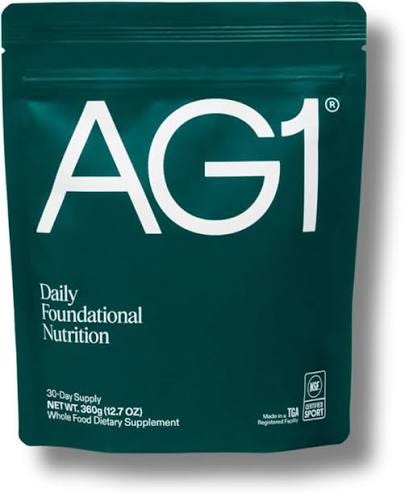 Amazon.com: AG1 Greens Powder Refill Pouch – 75 Vitamins, Multivitamin & Probiotic | Gut Health Support | Vegan, Keto, Gluten Free | Athletic Greens Supplement - Pouch Only, Classic Formula : Health & Household