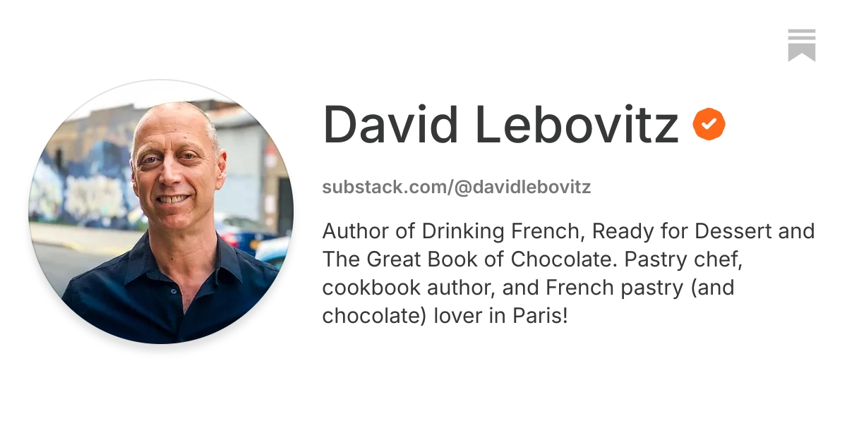 David Lebovitz | Substack