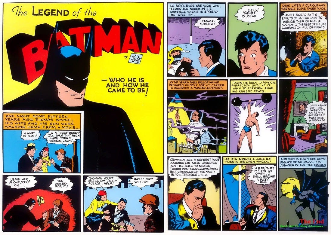 Batman Origin Story: Original Text | University of Colorado Boulder