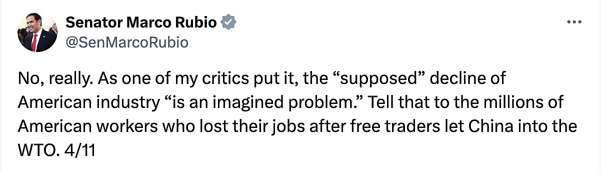 Rubio tweet