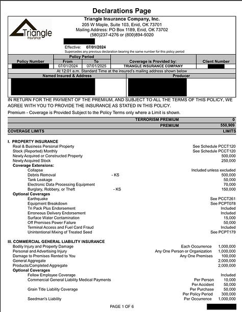 Redacted examples of the exposed data such as Health Insurance Claim form, Declaration Pages, claim decision letters