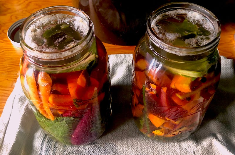 Carrots pickling