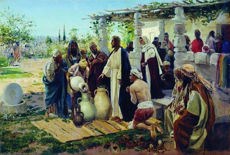 Miracle at Cana, 1887 - Vladimir Makovsky