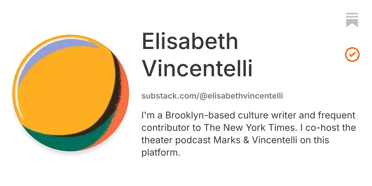 Elisabeth Vincentelli | Substack