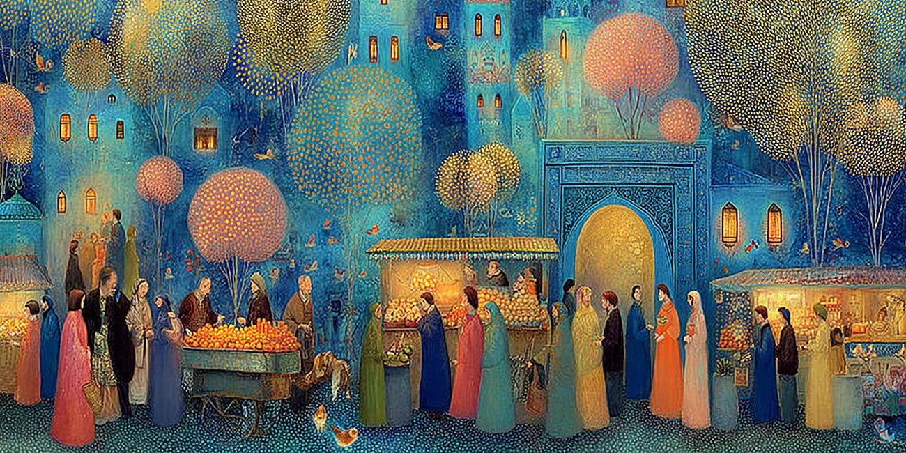 A Timeline Jump to an Ancient Middle Eastern Market 