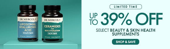 Get up to 39% Off on Select Beauty & Skin Health Supplements