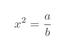 Example of algebraic number