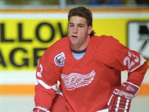 Mike Sillinger Detroit Red Wings Mike Sillinger Detroit Red Wings