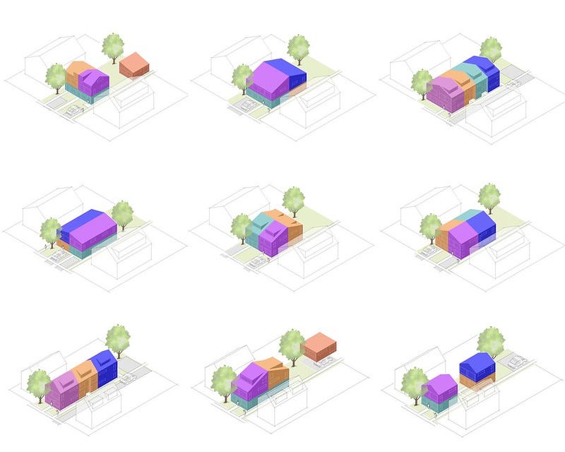 A mock up of B.C.'s Standardized Housing Design Project