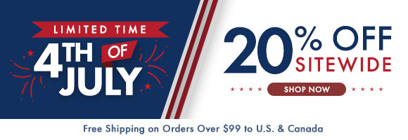 4th of July: Get 20% Off Sitewide