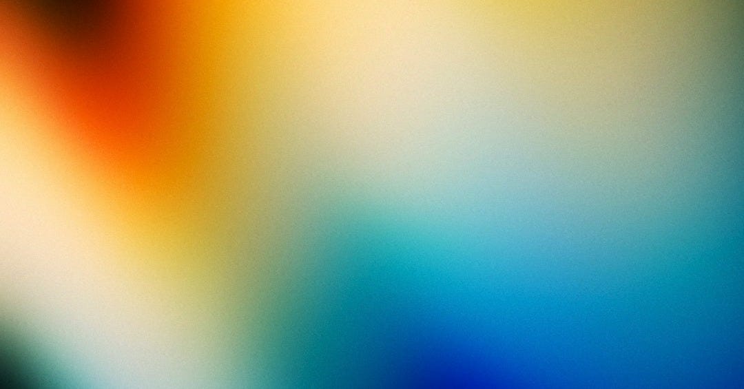 blue and orange light digital wallpaper