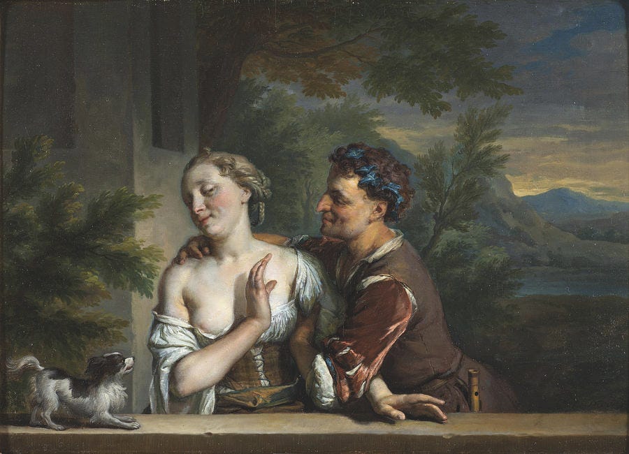 A Man trying to embrace a Woman Painting by Carel de Moor - Fine Art America A Man trying to embrace a Woman Painting by Carel de Moor - Fine Art America