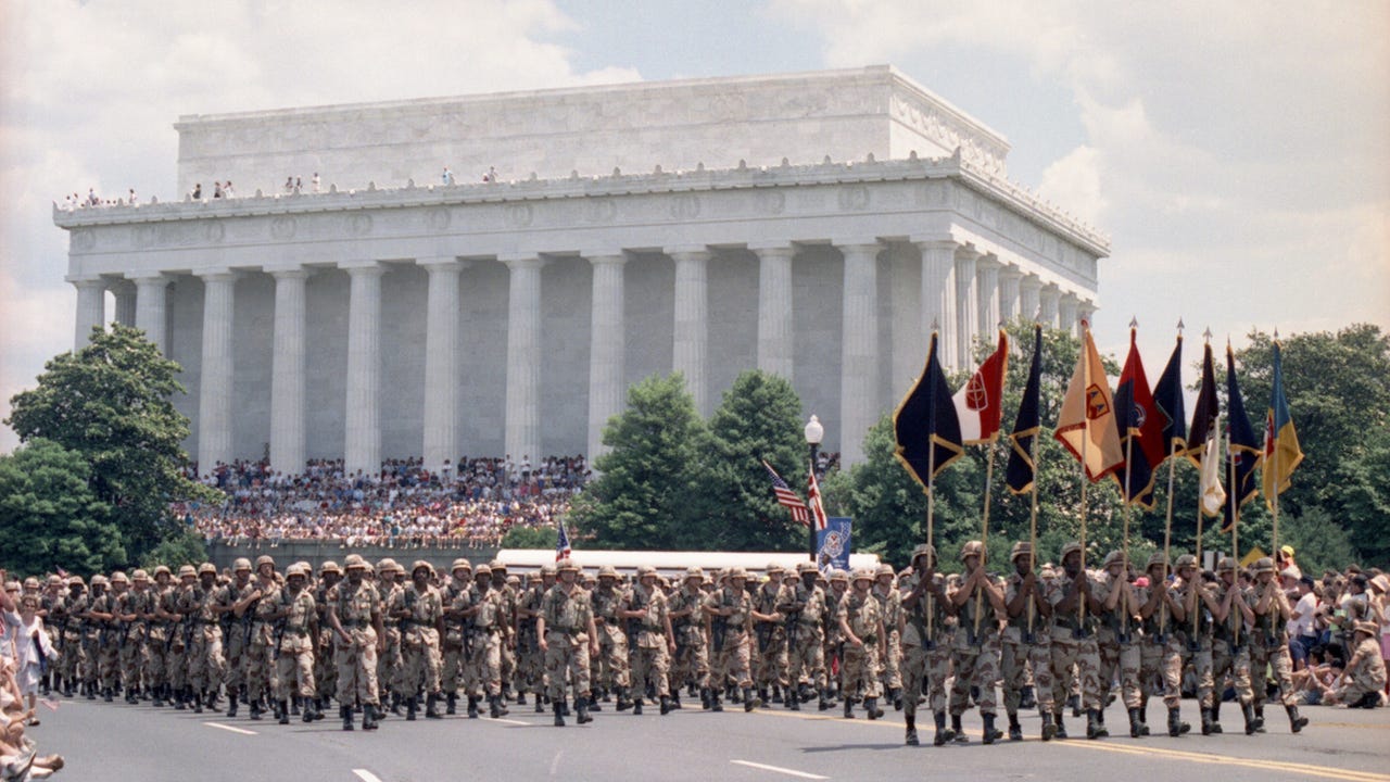 Desert Storm Victory Parade: A look back at the last large-scale national military parade - ABC11 Raleigh-Durham Desert Storm Victory Parade: A look back at the last large-scale national military parade - ABC11 Raleigh-Durham