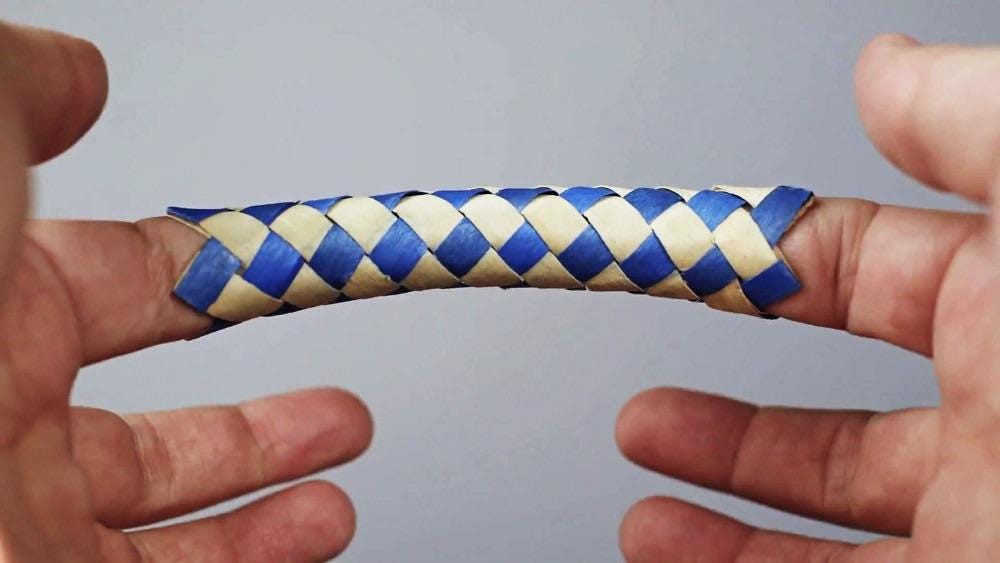 Chinese finger trap. : r/nostalgia Chinese finger trap. : r/nostalgia