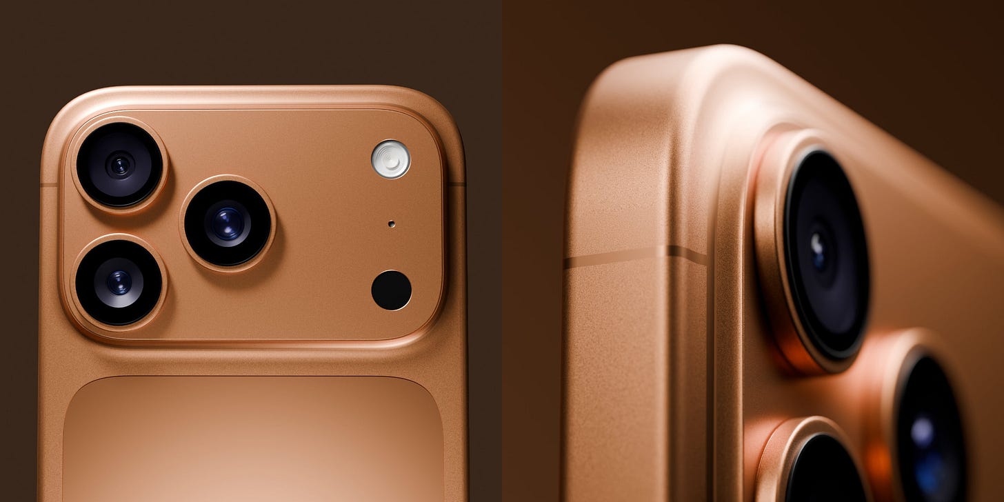 iPhone 17 Pro orange renders iPhone 17 Pro orange renders