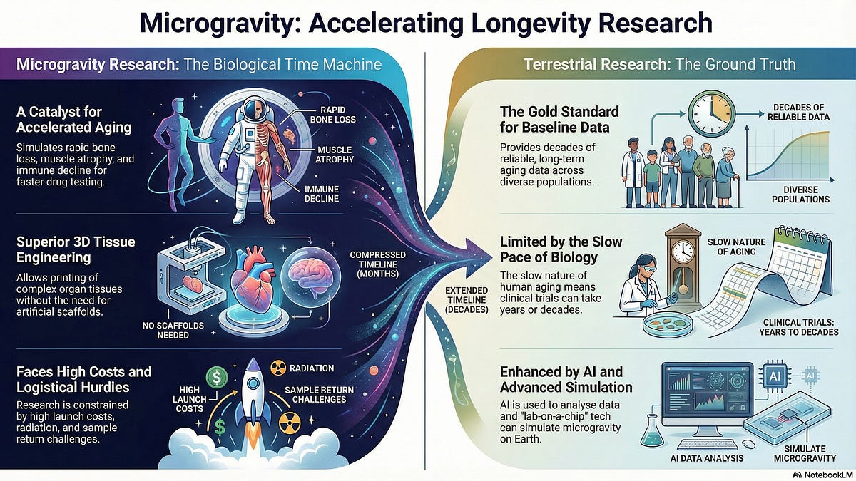 Microgravity for Longevity Research [Innovation]