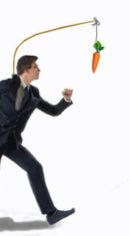 our genes contol us like a carrot and a stick