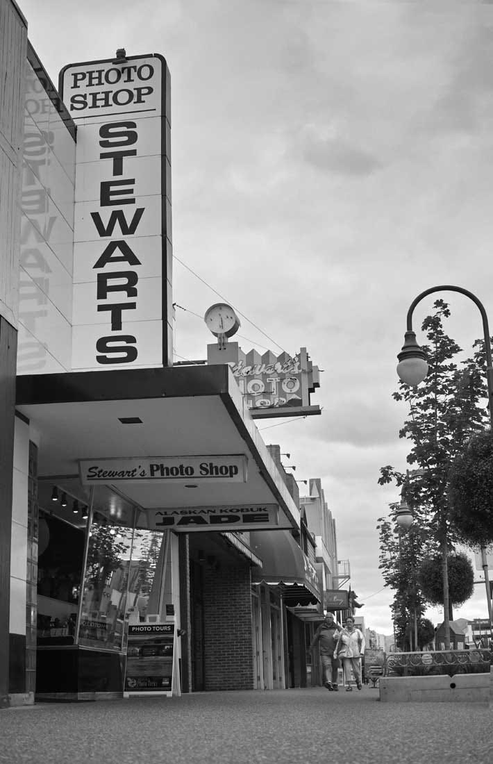 Stewart's Photo Shop in Anchorage, Alaska. Stewart's Photo Shop in Anchorage, Alaska.