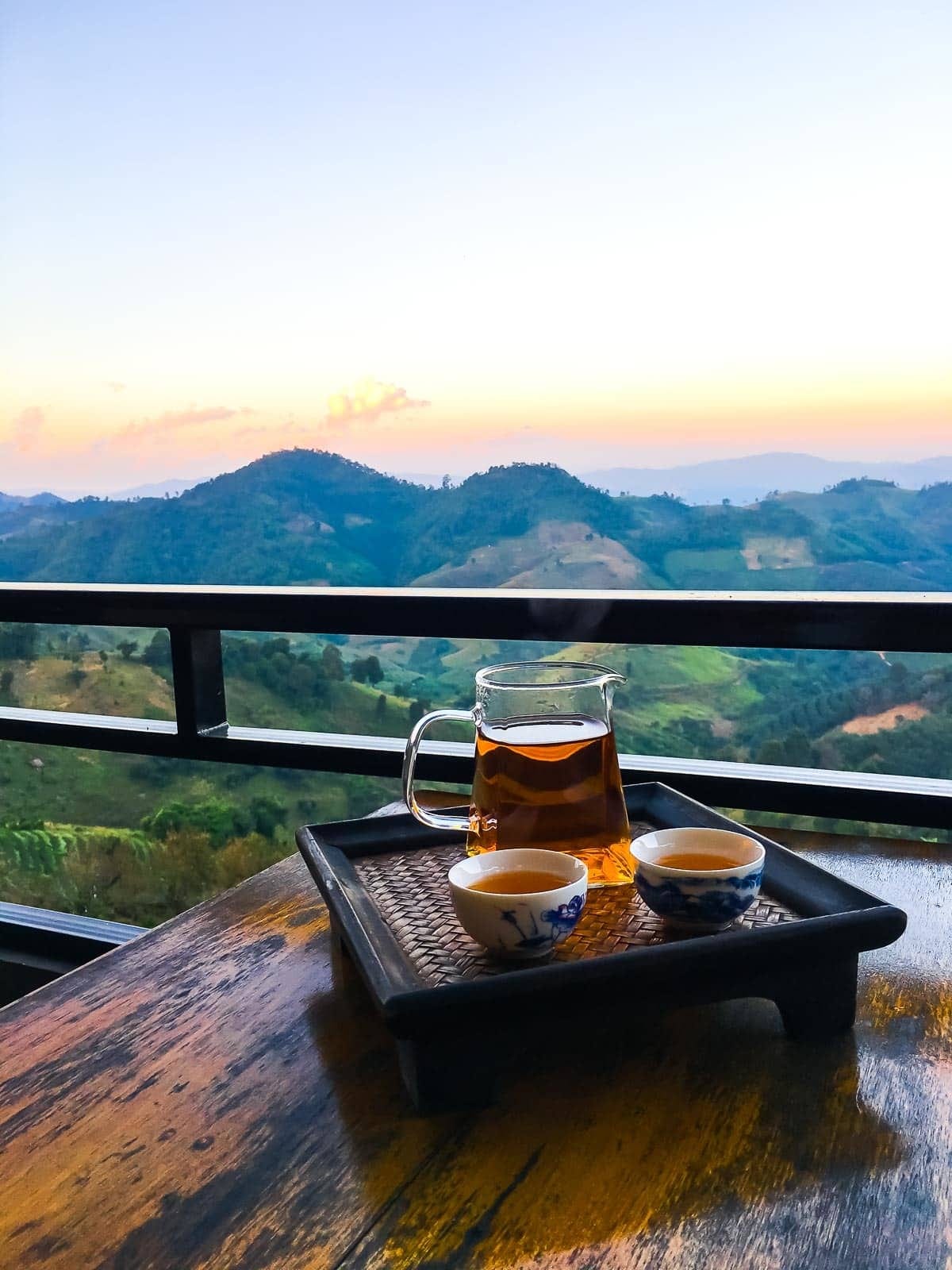 Tea fields and mountains of northern Thailand. Complete Thailand travel guide to plan your visit. | found at wellplated.com @wellplated