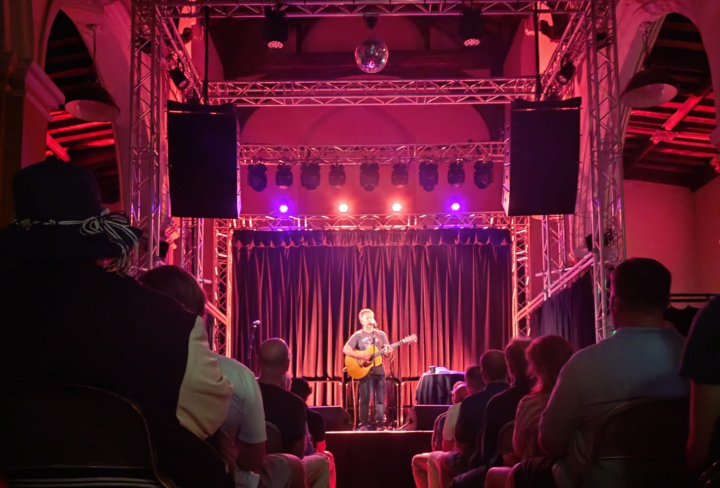 Josh Rouse on stage at the Norwich Arts Centre Josh Rouse on stage at the Norwich Arts Centre