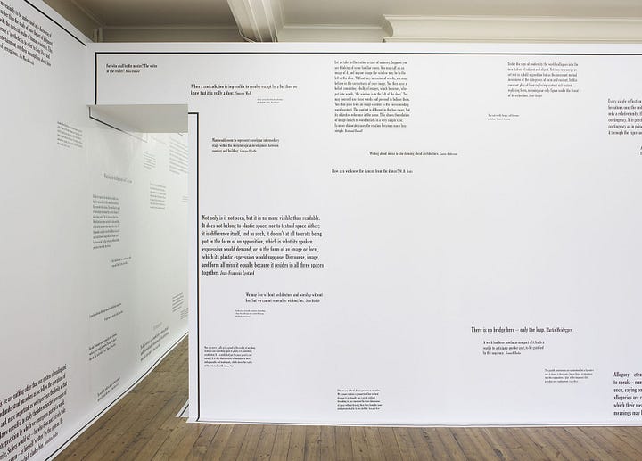 Joseph Kosuth: The Mind’s Image of Itself #3’ a play of architecture and the mind, Sprüth Magers, London, September 10 – October 1, 2011 [© Joseph Kosuth / ARS, New York / DACS, London]