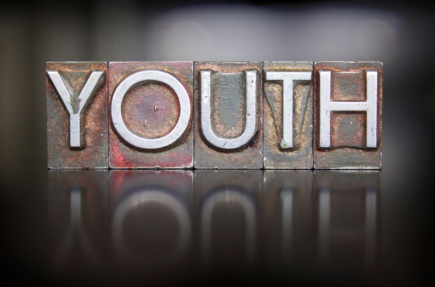 Graphic with the text of YOUTH..