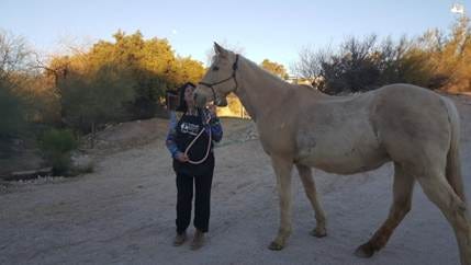 A person standing next to a horse

AI-generated content may be incorrect.