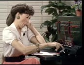 Lily Tomlin as Ernestine: "One ringy dingy. Two ring dingies...