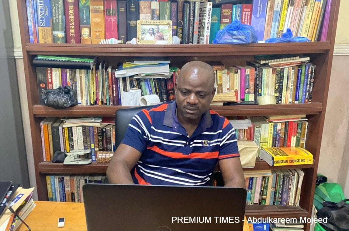 Christopher Jolayemi, a poultry farmer in Abuja